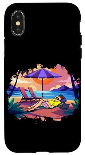 Palme, Strand, Meer, Chill und Sonne Hülle für iPhone X/XS Palme, Strand, Meer, Chill und Sonne Hülle für iPhone X/XS von Summer Holiday Relax Apparel & Accessories
