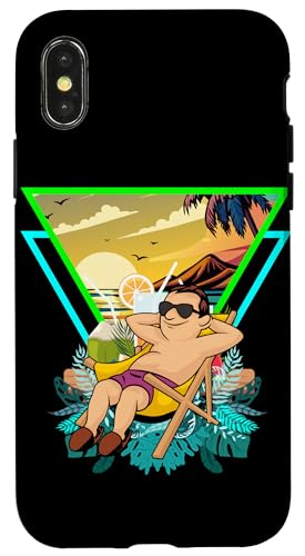 Palme, Strand, Meer, Chill und Sonne Hülle für iPhone X/XS Palme, Strand, Meer, Chill und Sonne Hülle für iPhone X/XS von Summer Holiday Relax Apparel & Accessories