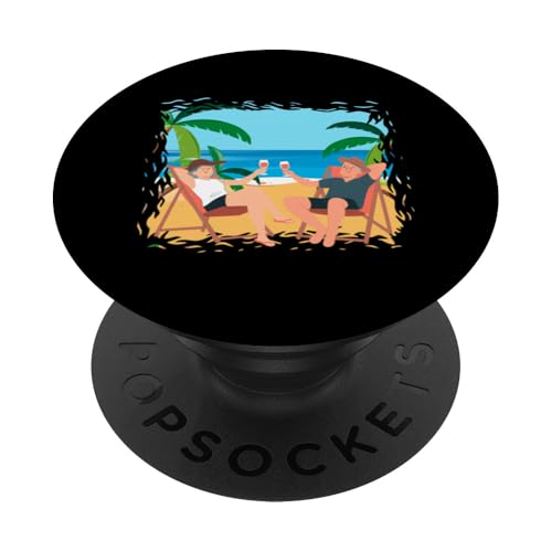 Palme, Strand, Meer, Chill und Sonne PopSockets Klebender PopGrip Palme, Strand, Meer, Chill und Sonne PopSockets Klebender PopGrip von Summer Holiday Relax Apparel & Accessories