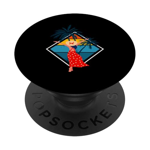 Palme, Strand, Meer, Chill und Sonne PopSockets Klebender PopGrip Palme, Strand, Meer, Chill und Sonne PopSockets Klebender PopGrip von Summer Holiday Relax Apparel & Accessories