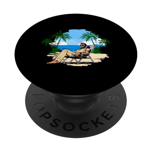 Palme, Strand, Meer, Chill und Sonne PopSockets Klebender PopGrip Palme, Strand, Meer, Chill und Sonne PopSockets Klebender PopGrip von Summer Holiday Relax Apparel & Accessories