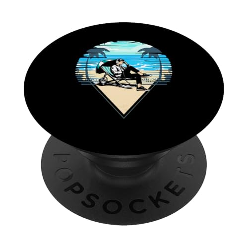 Palme, Strand, Meer, Chill und Sonne PopSockets Klebender PopGrip Palme, Strand, Meer, Chill und Sonne PopSockets Klebender PopGrip von Summer Holiday Relax Apparel & Accessories