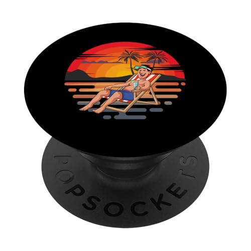 Palme, Strand, Meer, Chill und Sonne PopSockets Klebender PopGrip Palme, Strand, Meer, Chill und Sonne PopSockets Klebender PopGrip von Summer Holiday Relax Apparel & Accessories