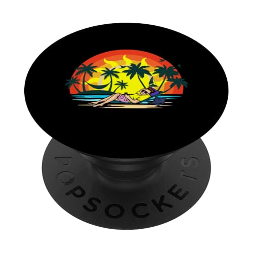 Palme, Strand, Meer, Chill und Sonne PopSockets Klebender PopGrip Palme, Strand, Meer, Chill und Sonne PopSockets Klebender PopGrip von Summer Holiday Relax Apparel & Accessories
