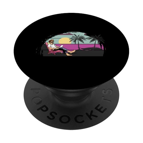 Palme, Strand, Meer, Chill und Sonne PopSockets Klebender PopGrip Palme, Strand, Meer, Chill und Sonne PopSockets Klebender PopGrip von Summer Holiday Relax Apparel & Accessories