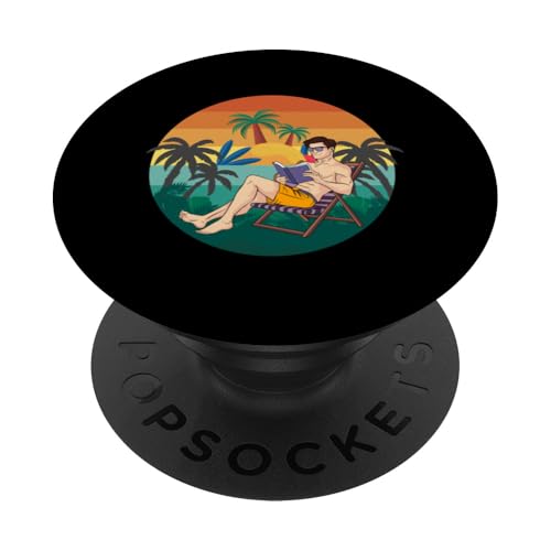 Palme, Strand, Meer, Chill und Sonne PopSockets Klebender PopGrip Palme, Strand, Meer, Chill und Sonne PopSockets Klebender PopGrip von Summer Holiday Relax Apparel & Accessories