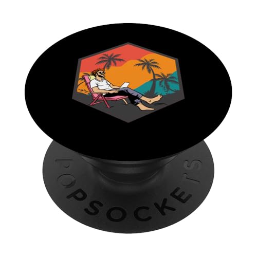 Palme, Strand, Meer, Chill und Sonne PopSockets Klebender PopGrip Palme, Strand, Meer, Chill und Sonne PopSockets Klebender PopGrip von Summer Holiday Relax Apparel & Accessories