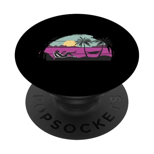 Palme, Strand, Meer, Chill und Sonne PopSockets Klebender PopGrip Palme, Strand, Meer, Chill und Sonne PopSockets Klebender PopGrip von Summer Holiday Relax Apparel & Accessories