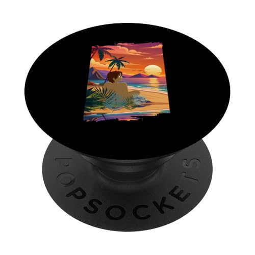 Palme, Strand, Meer, Chill und Sonne PopSockets Klebender PopGrip von Summer Holiday Relax Apparel & Accessories
