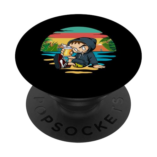 Palme, Strand, Meer, Chill und Sonne PopSockets Klebender PopGrip Palme, Strand, Meer, Chill und Sonne PopSockets Klebender PopGrip von Summer Holiday Relax Apparel & Accessories