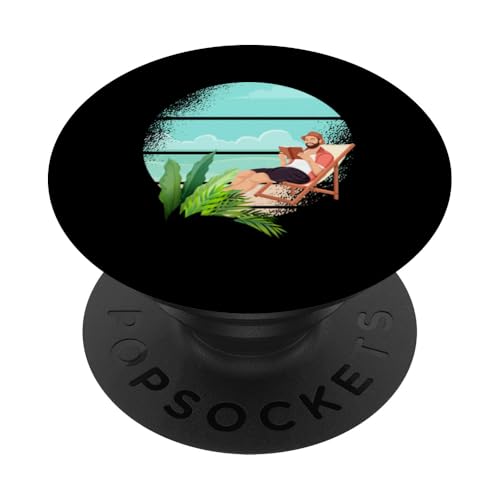 Palme, Strand, Meer, Chill und Sonne PopSockets Klebender PopGrip Palme, Strand, Meer, Chill und Sonne PopSockets Klebender PopGrip von Summer Holiday Relax Apparel & Accessories
