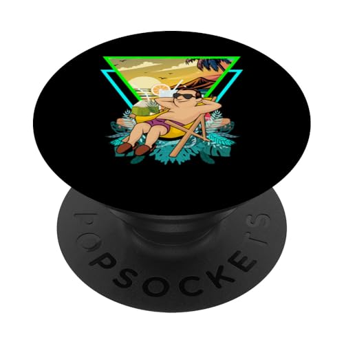 Palme, Strand, Meer, Chill und Sonne PopSockets Klebender PopGrip Palme, Strand, Meer, Chill und Sonne PopSockets Klebender PopGrip von Summer Holiday Relax Apparel & Accessories