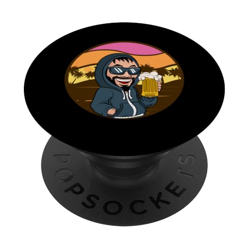 Palme, Strand, Meer, Chill und Sonne PopSockets Klebender PopGrip Palme, Strand, Meer, Chill und Sonne PopSockets Klebender PopGrip von Summer Holiday Relax Apparel & Accessories
