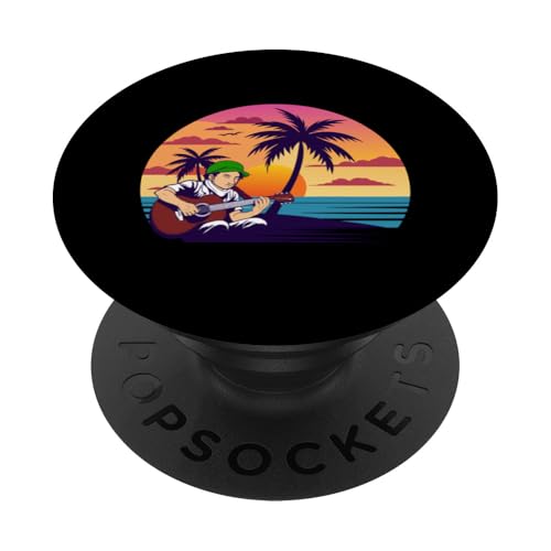 Palme, Strand, Meer, Chill und Sonne PopSockets Klebender PopGrip von Summer Holiday Relax Apparel & Accessories