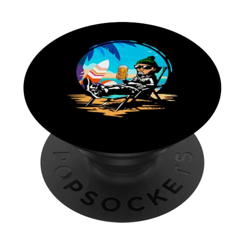 Palme, Strand, Meer, Chill und Sonne PopSockets Klebender PopGrip Palme, Strand, Meer, Chill und Sonne PopSockets Klebender PopGrip von Summer Holiday Relax Apparel & Accessories