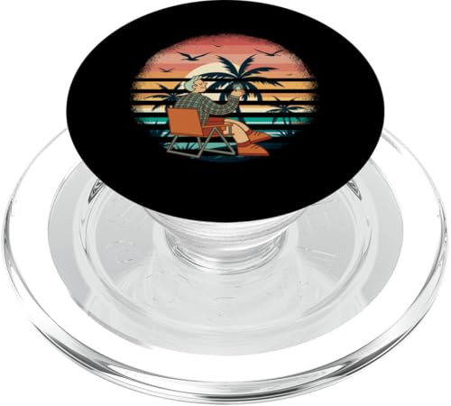 Palme, Strand, Meer, Chill und Sonne PopSockets PopGrip für MagSafe von Summer Holiday Relax Apparel & Accessories