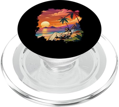 Palme, Strand, Meer, Chill und Sonne PopSockets PopGrip für MagSafe Palme, Strand, Meer, Chill und Sonne PopSockets PopGrip für MagSafe von Summer Holiday Relax Apparel & Accessories