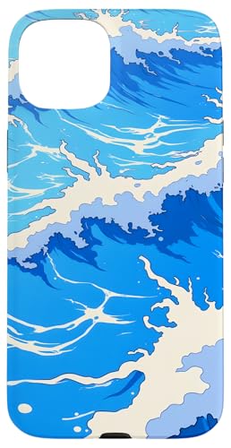 Blue Ocean Waves Sommer Meer Küste Strand Türkis Aqua Hülle für iPhone 15 Plus Blue Ocean Waves Sommer Meer Küste Strand Türkis Aqua Hülle für iPhone 15 Plus von Summer Ocean Blue Waves Phone Accessories