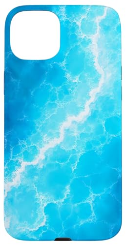 Blue Ocean Waves Sommer Meer Küste Strand Türkis Aqua Hülle für iPhone 15 Plus Blue Ocean Waves Sommer Meer Küste Strand Türkis Aqua Hülle für iPhone 15 Plus von Summer Ocean Blue Waves Phone Accessories