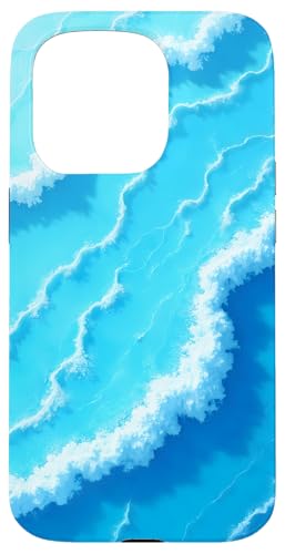 Blue Ocean Waves Sommer Meer Küste Strand Türkis Aqua Hülle für iPhone 15 Pro Blue Ocean Waves Sommer Meer Küste Strand Türkis Aqua Hülle für iPhone 15 Pro von Summer Ocean Blue Waves Phone Accessories