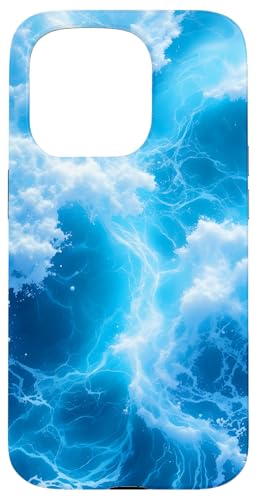Blue Ocean Waves Sommer Meer Küste Strand Türkis Aqua Hülle für iPhone 15 Pro Blue Ocean Waves Sommer Meer Küste Strand Türkis Aqua Hülle für iPhone 15 Pro von Summer Ocean Blue Waves Phone Accessories