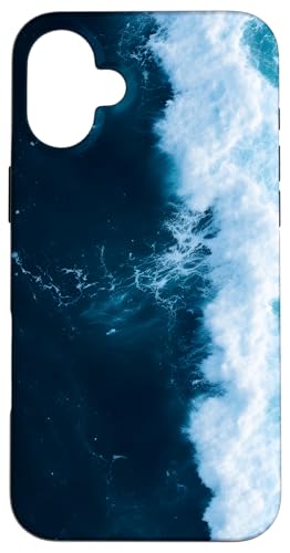 Blue Ocean Waves Sommer Meer Küste Strand Türkis Aqua Hülle für iPhone 16 Plus Blue Ocean Waves Sommer Meer Küste Strand Türkis Aqua Hülle für iPhone 16 Plus von Summer Ocean Blue Waves Phone Accessories