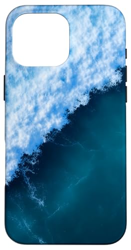 Blue Ocean Waves Sommer Meer Küste Strand Türkis Aqua Hülle für iPhone 16 Pro Max von Summer Ocean Blue Waves Phone Accessories
