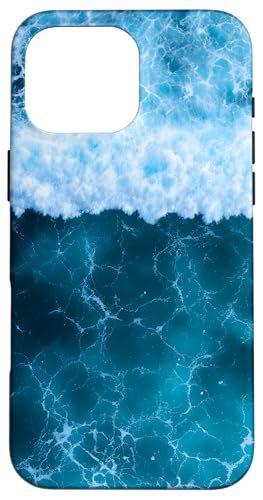 Blue Ocean Waves Sommer Meer Küste Strand Türkis Aqua Hülle für iPhone 16 Pro Max von Summer Ocean Blue Waves Phone Accessories