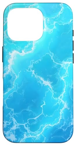 Blue Ocean Waves Sommer Meer Küste Strand Türkis Aqua Hülle für iPhone 16 Pro Blue Ocean Waves Sommer Meer Küste Strand Türkis Aqua Hülle für iPhone 16 Pro von Summer Ocean Blue Waves Phone Accessories