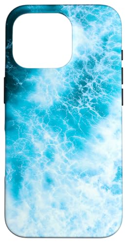 Blue Ocean Waves Sommer Meer Küste Strand Türkis Aqua Hülle für iPhone 16 Pro Blue Ocean Waves Sommer Meer Küste Strand Türkis Aqua Hülle für iPhone 16 Pro von Summer Ocean Blue Waves Phone Accessories