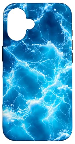 Blue Ocean Waves Sommer Meer Küste Strand Türkis Aqua Hülle für iPhone 16 Blue Ocean Waves Sommer Meer Küste Strand Türkis Aqua Hülle für iPhone 16 von Summer Ocean Blue Waves Phone Accessories
