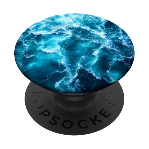 Blue Ocean Waves Sommer Meer Küste Strand Türkis Aqua PopSockets Klebender PopGrip Blue Ocean Waves Sommer Meer Küste Strand Türkis Aqua PopSockets Klebender PopGrip von Summer Ocean Blue Waves Phone Accessories