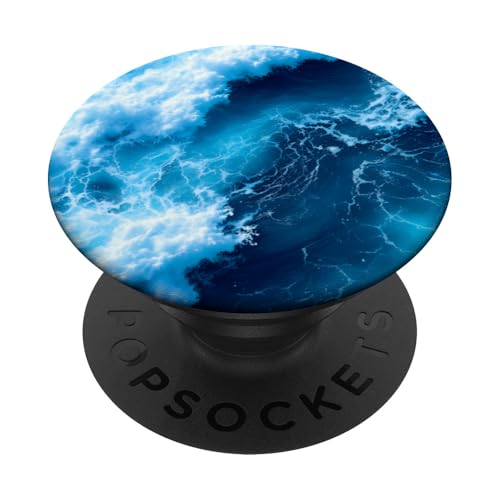 Blue Ocean Waves Sommer Meer Küste Strand Türkis Aqua PopSockets Klebender PopGrip Blue Ocean Waves Sommer Meer Küste Strand Türkis Aqua PopSockets Klebender PopGrip von Summer Ocean Blue Waves Phone Accessories