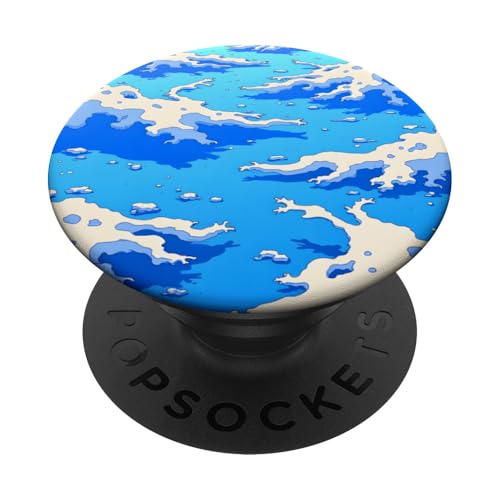 Blue Ocean Waves Sommer Meer Küste Strand Türkis Aqua PopSockets Klebender PopGrip Blue Ocean Waves Sommer Meer Küste Strand Türkis Aqua PopSockets Klebender PopGrip von Summer Ocean Blue Waves Phone Accessories