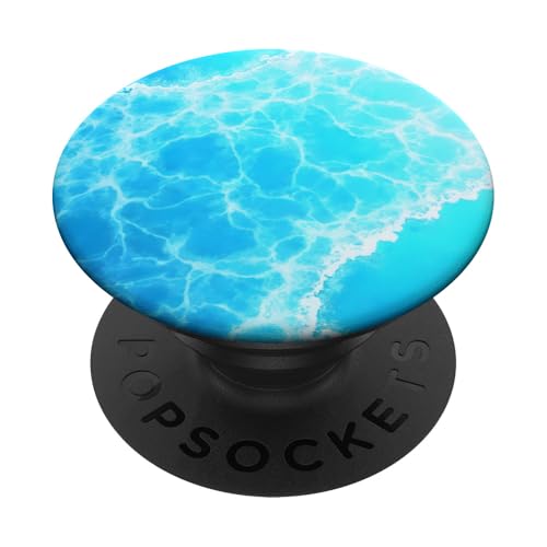 Blue Ocean Waves Sommer Meer Küste Strand Türkis Aqua PopSockets Klebender PopGrip Blue Ocean Waves Sommer Meer Küste Strand Türkis Aqua PopSockets Klebender PopGrip von Summer Ocean Blue Waves Phone Accessories