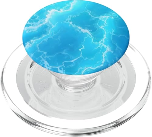 Blue Ocean Waves Sommer Meer Küste Strand Türkis Aqua PopSockets PopGrip für MagSafe Blue Ocean Waves Sommer Meer Küste Strand Türkis Aqua PopSockets PopGrip für MagSafe von Summer Ocean Blue Waves Phone Accessories
