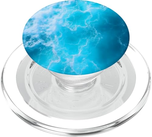 Blue Ocean Waves Sommer Meer Küste Strand Türkis Aqua PopSockets PopGrip für MagSafe Blue Ocean Waves Sommer Meer Küste Strand Türkis Aqua PopSockets PopGrip für MagSafe von Summer Ocean Blue Waves Phone Accessories