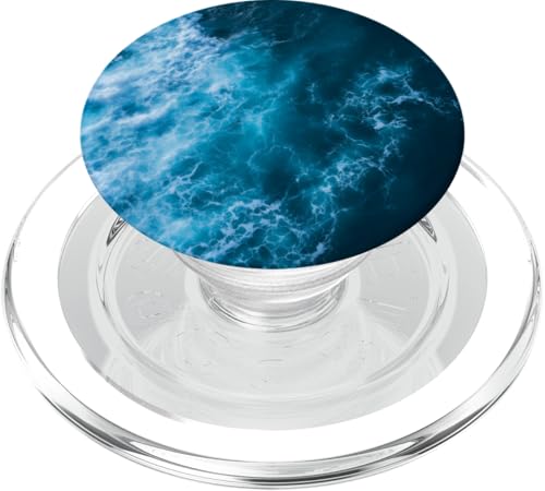 Blue Ocean Waves Sommer Meer Küste Strand Türkis Aqua PopSockets PopGrip für MagSafe Blue Ocean Waves Sommer Meer Küste Strand Türkis Aqua PopSockets PopGrip für MagSafe von Summer Ocean Blue Waves Phone Accessories