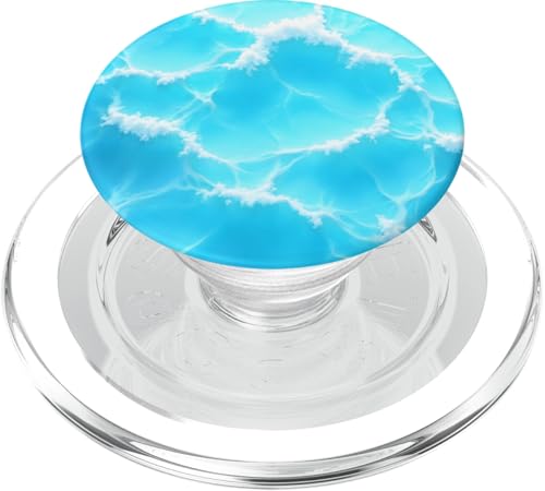 Blue Ocean Waves Sommer Meer Küste Strand Türkis Aqua PopSockets PopGrip für MagSafe Blue Ocean Waves Sommer Meer Küste Strand Türkis Aqua PopSockets PopGrip für MagSafe von Summer Ocean Blue Waves Phone Accessories