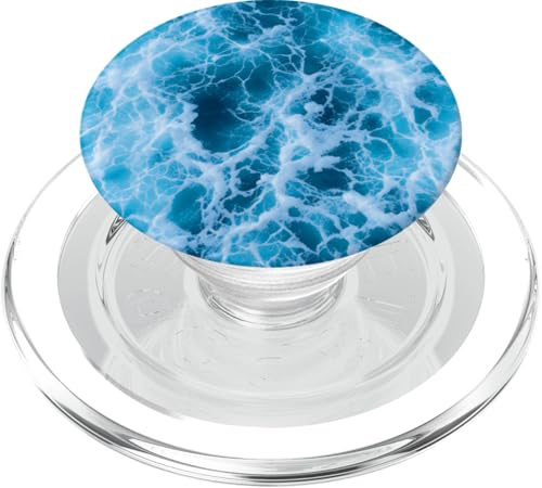 Blue Ocean Waves Sommer Meer Küste Strand Türkis Aqua PopSockets PopGrip für MagSafe Blue Ocean Waves Sommer Meer Küste Strand Türkis Aqua PopSockets PopGrip für MagSafe von Summer Ocean Blue Waves Phone Accessories
