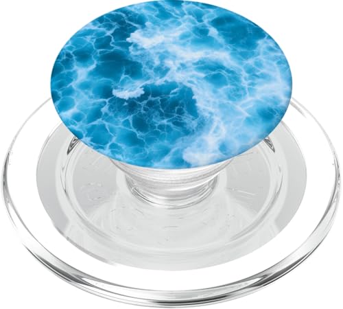 Blue Ocean Waves Sommer Meer Küste Strand Türkis Aqua PopSockets PopGrip für MagSafe von Summer Ocean Blue Waves Phone Accessories