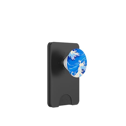 Blue Ocean Waves Sommer Meer Küste Strand Türkis Aqua PopSockets PopWallet für MagSafe Blue Ocean Waves Sommer Meer Küste Strand Türkis Aqua PopSockets PopWallet für MagSafe von Summer Ocean Blue Waves Phone Accessories