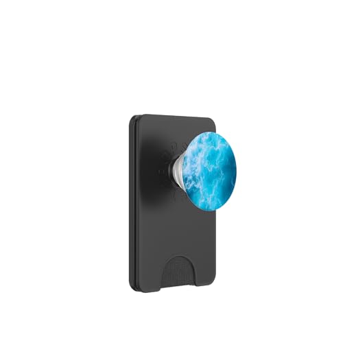 Blue Ocean Waves Sommer Meer Küste Strand Türkis Aqua PopSockets PopWallet für MagSafe Blue Ocean Waves Sommer Meer Küste Strand Türkis Aqua PopSockets PopWallet für MagSafe von Summer Ocean Blue Waves Phone Accessories