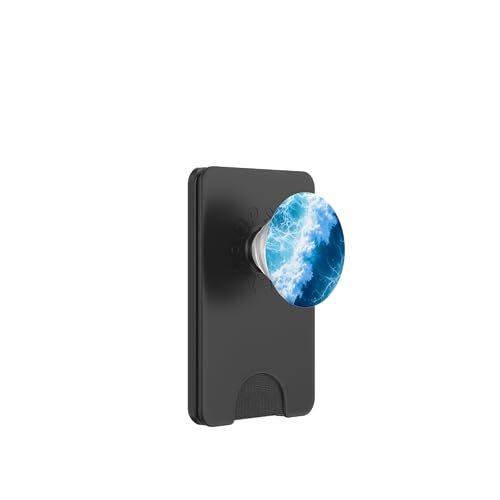 Blue Ocean Waves Sommer Meer Küste Strand Türkis Aqua PopSockets PopWallet für MagSafe Blue Ocean Waves Sommer Meer Küste Strand Türkis Aqua PopSockets PopWallet für MagSafe von Summer Ocean Blue Waves Phone Accessories