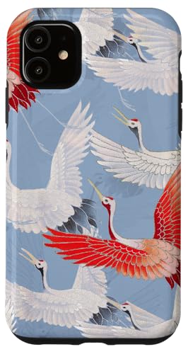 Hülle für iPhone 11 Vintage fliegende Kraniche Vogel Hülle für iPhone 11 Vintage fliegende Kraniche Vogel von Summer Season Summer Love