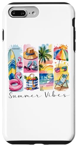 Brushstroke Beach, tropischer Urlaub, Bootsfahrt, Pool, Grillen Hülle für iPhone 7 Plus/8 Plus Brushstroke Beach, tropischer Urlaub, Bootsfahrt, Pool, Grillen Hülle für iPhone 7 Plus/8 Plus von Summer Tees NYC
