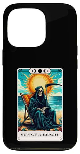 Lustige Sensenmann Sommer Tarotkarte Urlaub Strand Kreuzfahrt Hülle für iPhone 13 Pro Lustige Sensenmann Sommer Tarotkarte Urlaub Strand Kreuzfahrt Hülle für iPhone 13 Pro von Summer Tees NYC