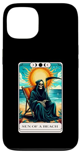 Lustige Sensenmann Sommer Tarotkarte Urlaub Strand Kreuzfahrt Hülle für iPhone 13 Lustige Sensenmann Sommer Tarotkarte Urlaub Strand Kreuzfahrt Hülle für iPhone 13 von Summer Tees NYC