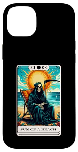 Lustige Sensenmann Sommer Tarotkarte Urlaub Strand Kreuzfahrt Hülle für iPhone 14 Plus Lustige Sensenmann Sommer Tarotkarte Urlaub Strand Kreuzfahrt Hülle für iPhone 14 Plus von Summer Tees NYC