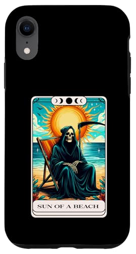 Lustige Sensenmann Sommer Tarotkarte Urlaub Strand Kreuzfahrt Hülle für iPhone XR Lustige Sensenmann Sommer Tarotkarte Urlaub Strand Kreuzfahrt Hülle für iPhone XR von Summer Tees NYC